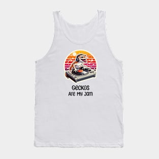 Gecko DJ Music Tank Top